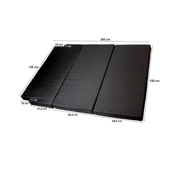 МАТРАС ДЛЯ VW T5 T6 MULTIVAN CALIFORNIA BEACH 200X150X8 VISCO