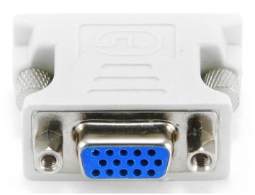 Адаптер DVI «папа» VGA «мама» серый адаптер