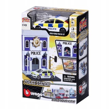 MIASTO BBURAGO Posterunek policji + FORD FOCUS