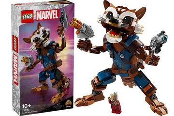 LEGO MARVEL 76282 ROCKET I BABY GROOT zestaw klocków dla dzieci 10+