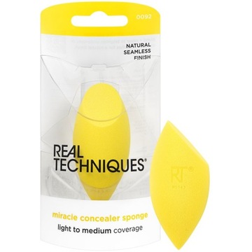 Real Techniques Miracle Concealer Sponge aplikator Yellow 1szt (W) P2