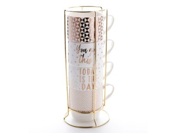 Kubek Florina Glamour porcelana 330 ml