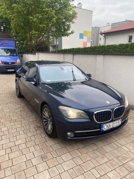 BMW Seria 7 F01 Sedan 730d 245KM 2009 BMW 7 F01 730 d 245 KM seria 7 faktura vat czarna skóra, zdjęcie 1