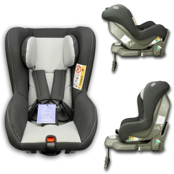 AUDI FOTELIK SAMOCHODOWY 0-19kg BAZA I-SIZE ISOFIX R129 ORYGINAŁ HQ OE
