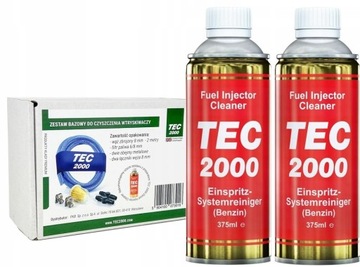 2 x TEC 2000 КОМПЛЕКТ ДЛЯ ПРОМЫВКИ БЕНЗИНОВОГО ИНЖЕКТОРА - TEC2000