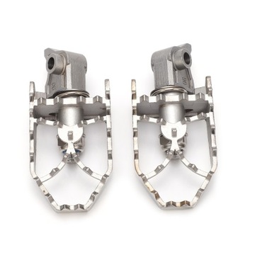 2 шт., замена педали подставки для ног мотоцикла из нержавеющей стали