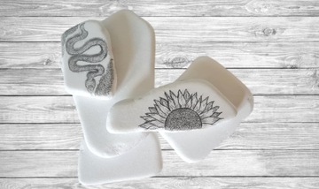 MARKERY PISAKI AKRYLOWE WIELOFUNKCYJNE KREATYWNE DO KAMIENI+ KAMIEŃ PŁASKI