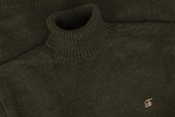 СВИТЕР МУЖСКОЙ ШЕРСТЯНОЙ, Оливковый! РАЗМЕР M SW616