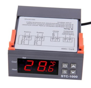 REGULATOR TEMPERATURY STEROWNIK SONDA STC1000 230V