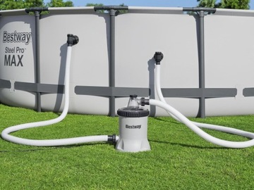 Pompa Filtrująca Filtr do Basenu 5678L/h na Kulki Filtracyjne Bestway 58870