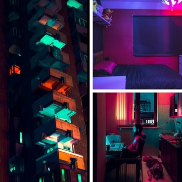 E27 RGB СВЕТОДИОДНАЯ ЛАМПА 12ВТ, ЦВЕТНАЯ, С РЕГУЛИРОВКОЙ ЗАТЕМЛЕНИЯ, ДИСТАНЦИОННОЕ УПРАВЛЕНИЕ