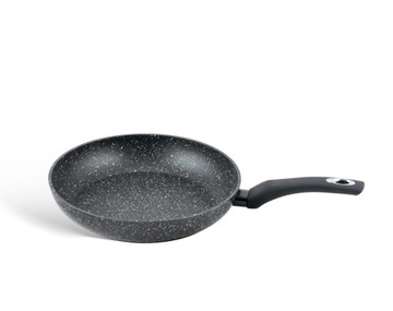PATELNIA GRANITOWA MARMURKOWA 30 cm INDUKCJA GAZ WOK DUŻA NIEPRZYWIERAJĄCA