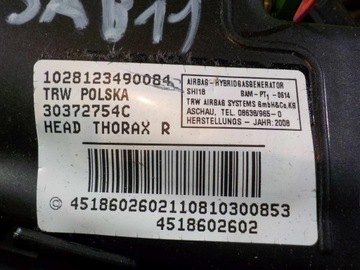 FOURTWO II 451 08R AIRBAG ULOŽENÍ SEDADLA PRAVÁ