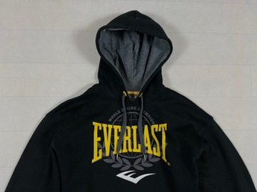 Everlast Bluza Męska Czarna Logo Klasyk Unikat M L