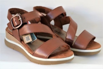 JANA 28216-28 КОНЬЯЧНО-КОРИЧНЕВЫЕ САНДАЛИИ Р.37