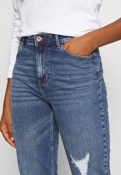 Pieces Jeansy damskie mom jeans na Allegro Moda damska