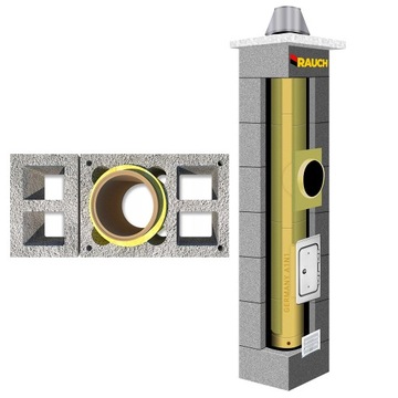 System kominowy RAUCH 7 m komin fi 200 systemowy