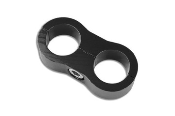 Podwójny uchwyt na przewód AN8 Czarny