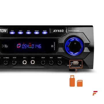 Усилитель эхо-эквалайзера Fenton AV460 BT MP3