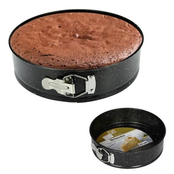 TORTOWNICA OKRĄGŁA DO TORTU 24 cm BLACHA FORMA