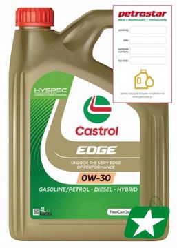 CASTROL EDGE FST 0W30 TITANIUM 4L