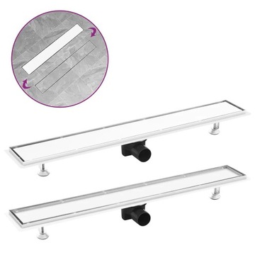 Odpływ liniowy vidaXL 83 cm