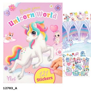 Create Your Unicorn World Zestaw kreatywny z naklejkami Jednorożce