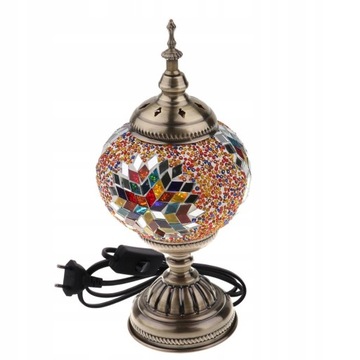 Стеклянная лампа из турецкой мозаики ручной работы