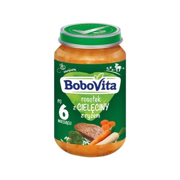 BoboVita Zupka Rosołek z cielęciny z ryżem 190g