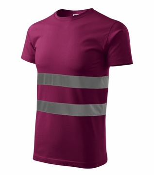 KOSZULKA Z ODBLASKAMI kol43 100% BAWEŁNA rozm.3XL