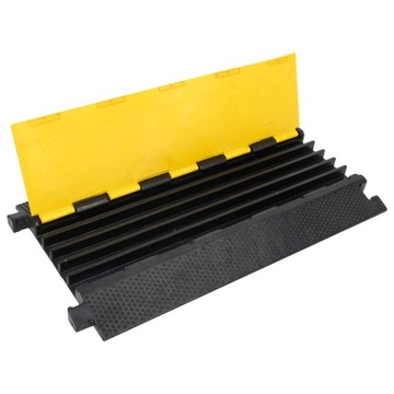 vidaXL Кабельный пандус, 5 каналов, 90 см, резина