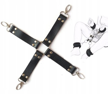 Наручники, кнут, маска-кляп - НАБОР 12 ЭЛЕМЕНТОВ