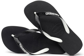 HAVAIANAS JAPONKI GUMOWE CZARNE Z LOGO 39/40 2ŻoA