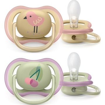 PHILIPS AVENT 2x SMOCZEK USPOKAJAJĄCY ULTRA AIR ORTODONTYCZNY 0-6M + ETUI