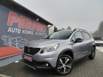 Peugeot 2008 I SUV Facelifting 1.2 PureTech 110KM 2018 Peugeot 2008 GT Line Kamera Navi Klimatronik ParkAssist 1.2 Benzyna 110KM