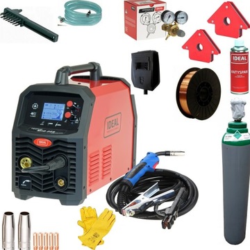 @Spawarka IDEAL Migomat TECNOMIG 205 LCD Zestaw