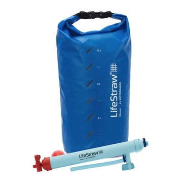 Туристический фильтр для воды 12 литров, мягкий контейнер, LifeStraw Mission