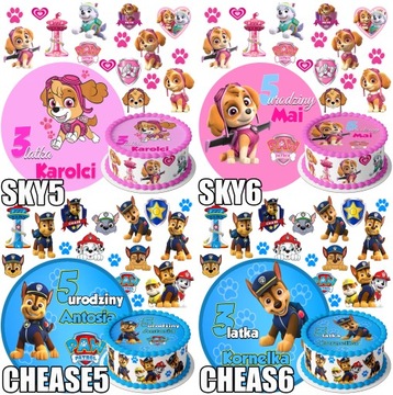 НАБОР ТОРТОВ «ЩЁНЯЧИЙ ПАТРУЛЬ» + ПЕРСОНАЖИ + ТЕКСТ