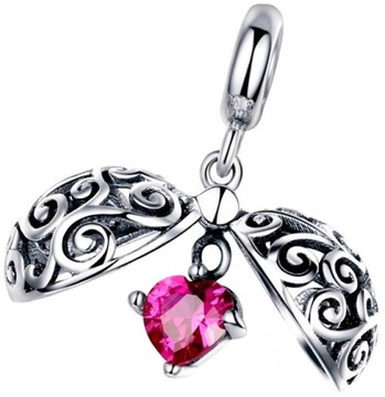 Charms Sekretnik Zawieszka Charms Srebro 925