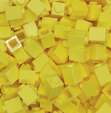 Lego 3005 Brick 1x1 Bright Yellow 25szt. Nowe