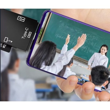 OTG CZYTNIK KART SD MICROSD TF USB USB-C MICRO-USB