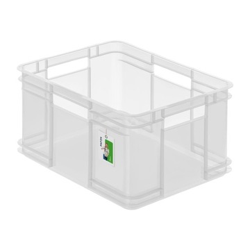 Pojemnik euro-box transparentny Bruno XL 28L