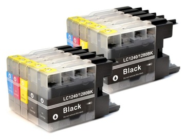 10x do BROTHER LC1280 DCP-J525W MFC-J6510DW LC1240