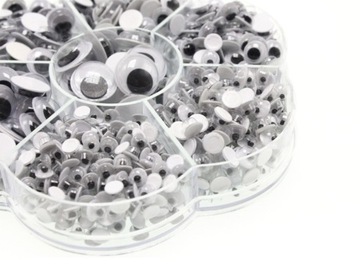 САМОКЛЕЯЩИЕСЯ подвижные глазки MIX --- 800 шт.