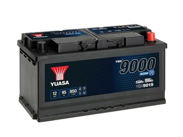 Akumulator Yuasa AGM Start Stop Plus 12V 95Ah 850A YBX9019