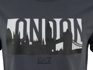EA7 Emporio Armani t-shirt męski, szary, XL