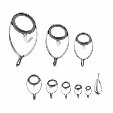 9 . Комплект колец для удилища.Кольца стальные.