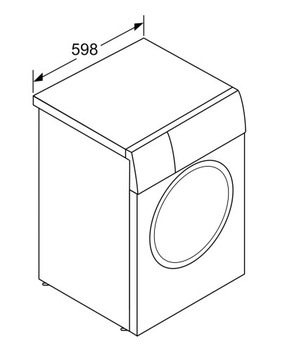 Комплект бытовой техники BOSCH WGG142ZRPL + WQG233DRPL стиральная машина + сушилка отдельностоящая