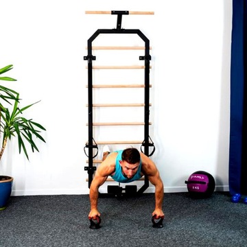 МНОГОФУНКЦИОНАЛЬНАЯ ЛЕСТНИЦА ДЛЯ ГИМНАСТИЧЕСКИХ УПРАЖНЕНИЙ HMS ПРОЧНАЯ КОНСТРУКЦИЯ