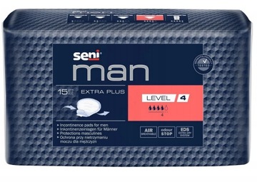 Seni Man Extra Plus Level 4 wkładki urologiczne 15 sztuk